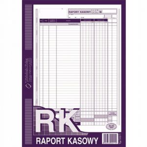 Druk MiP Raport Kasowy A4/80